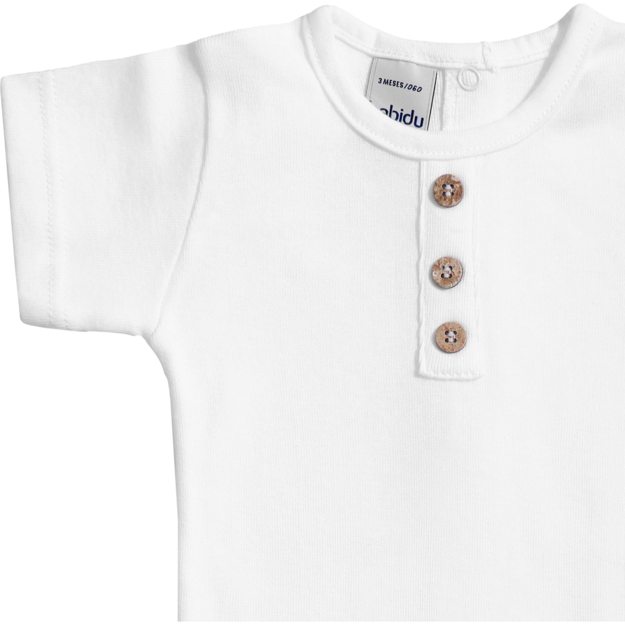 Body bebé manga corta con tapeta