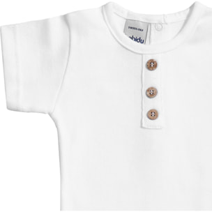 Body bebé manga corta con tapeta