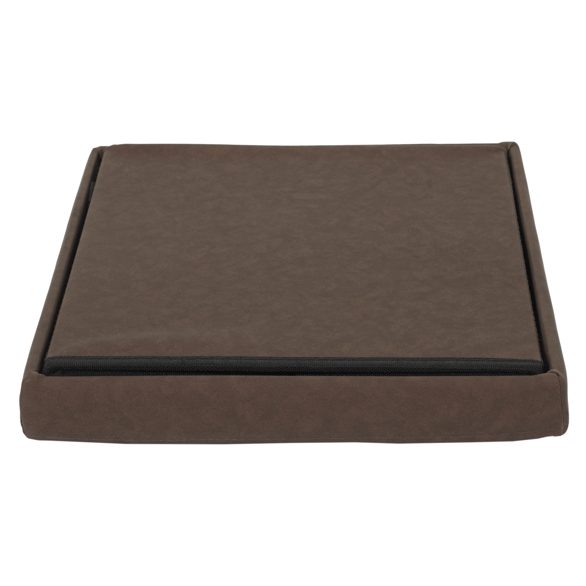 Coffre Pouf Pliable Pu Marron