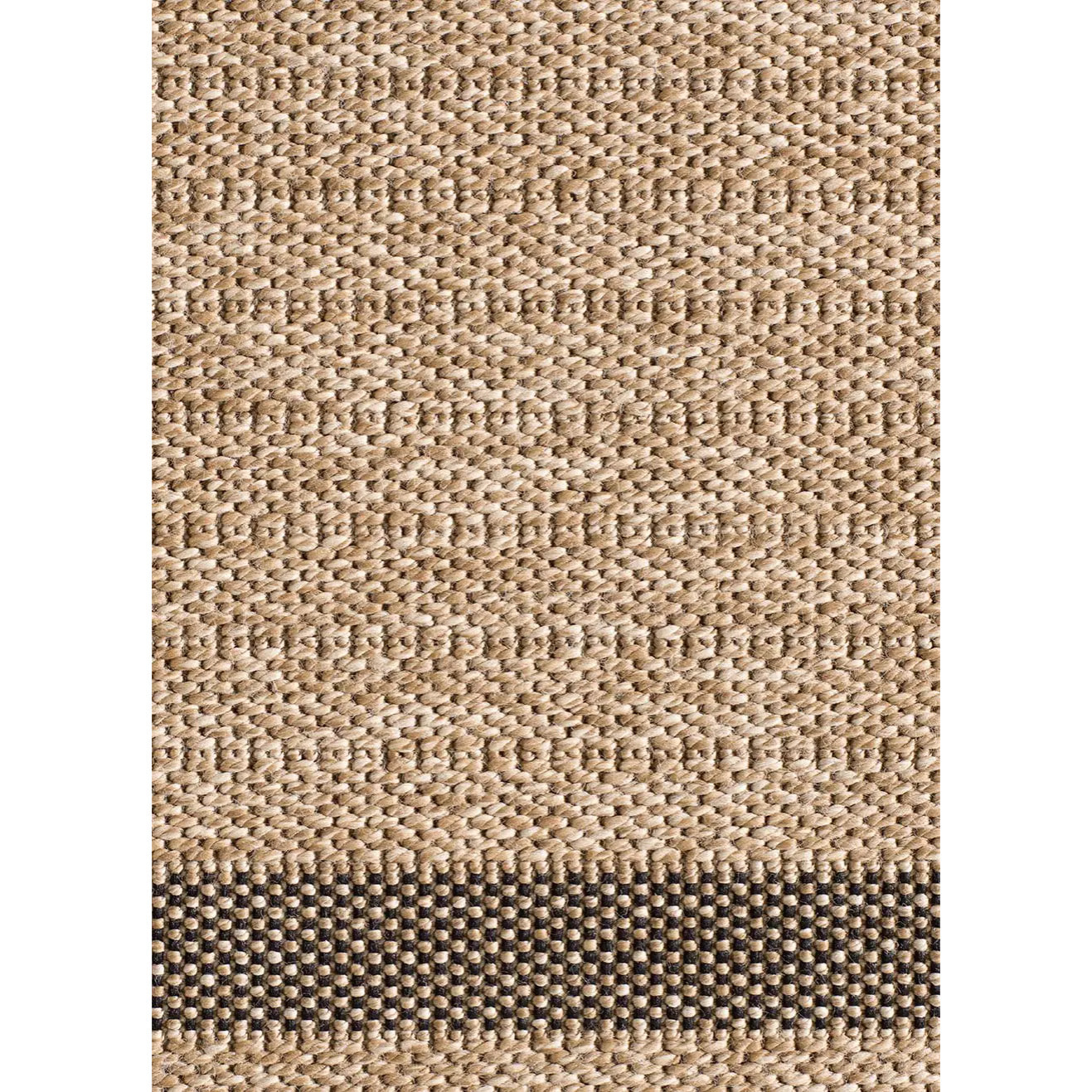 ACRA Alfombra de exterior efecto yute color natural, varias medidas disponibles.