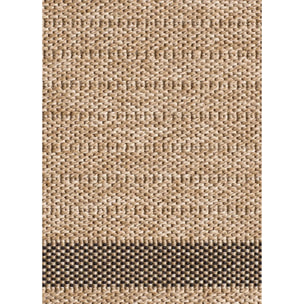 ACRA Alfombra de exterior efecto yute color natural, varias medidas disponibles.