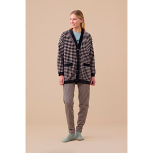 Cardigan donna in micropile articolo pidi. Noidinotte