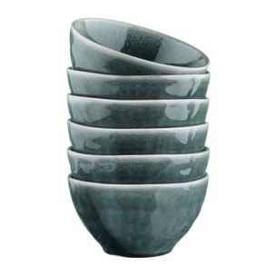 Bol MOON Ø14,5cm - 6 pièces - Pétrole