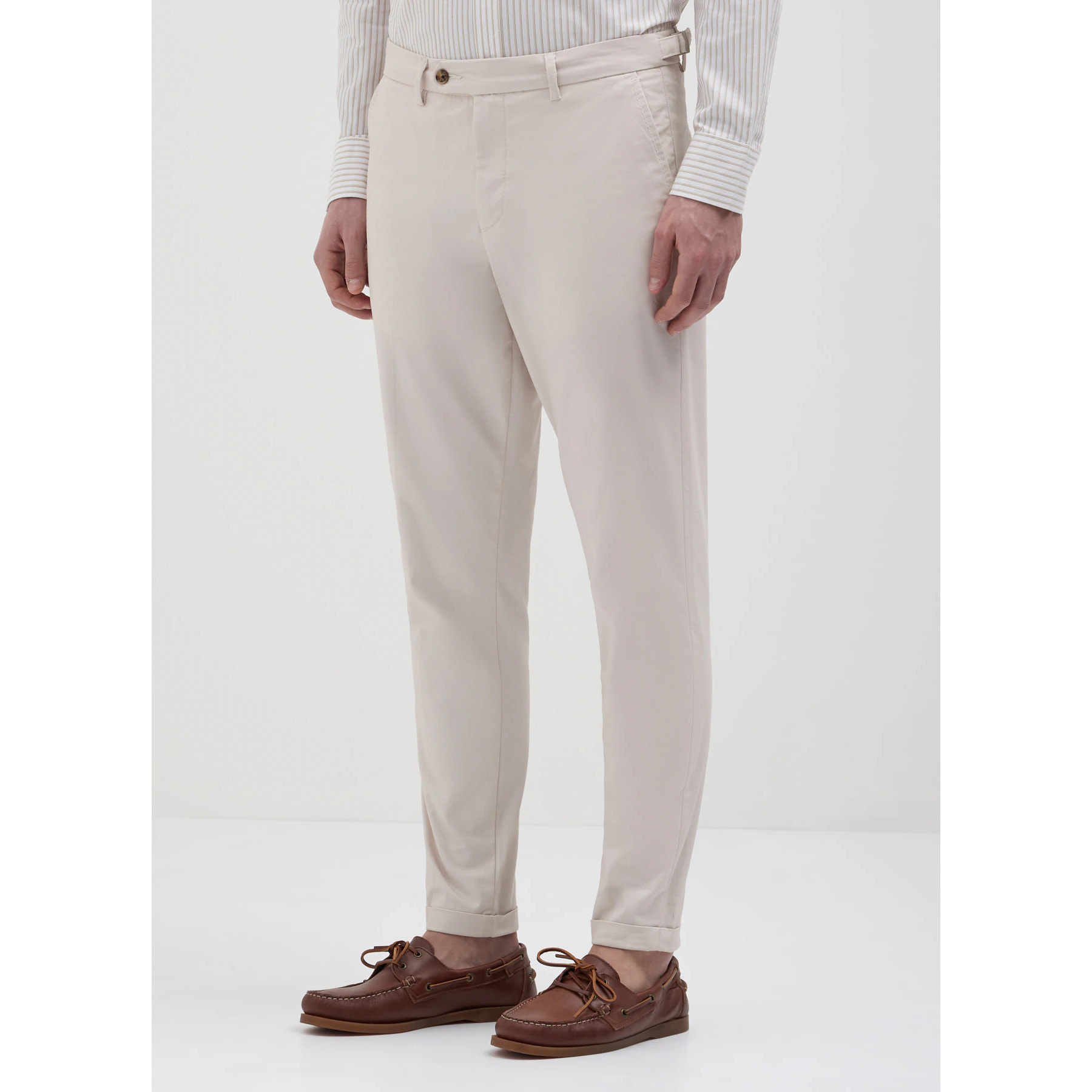 Pantalone chino tinta unita