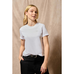 Camiseta Tori blanca con print engomado Polo Club