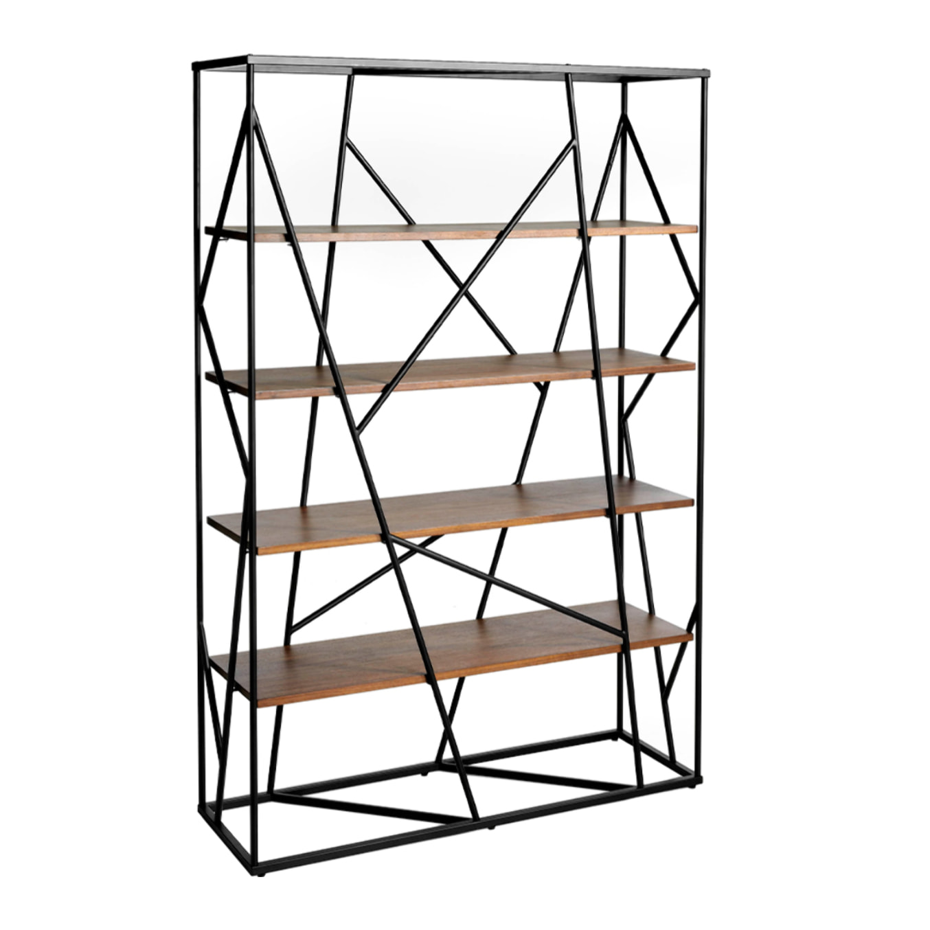 Estantería Angel Cerda en acero y DM 120x38x180cm