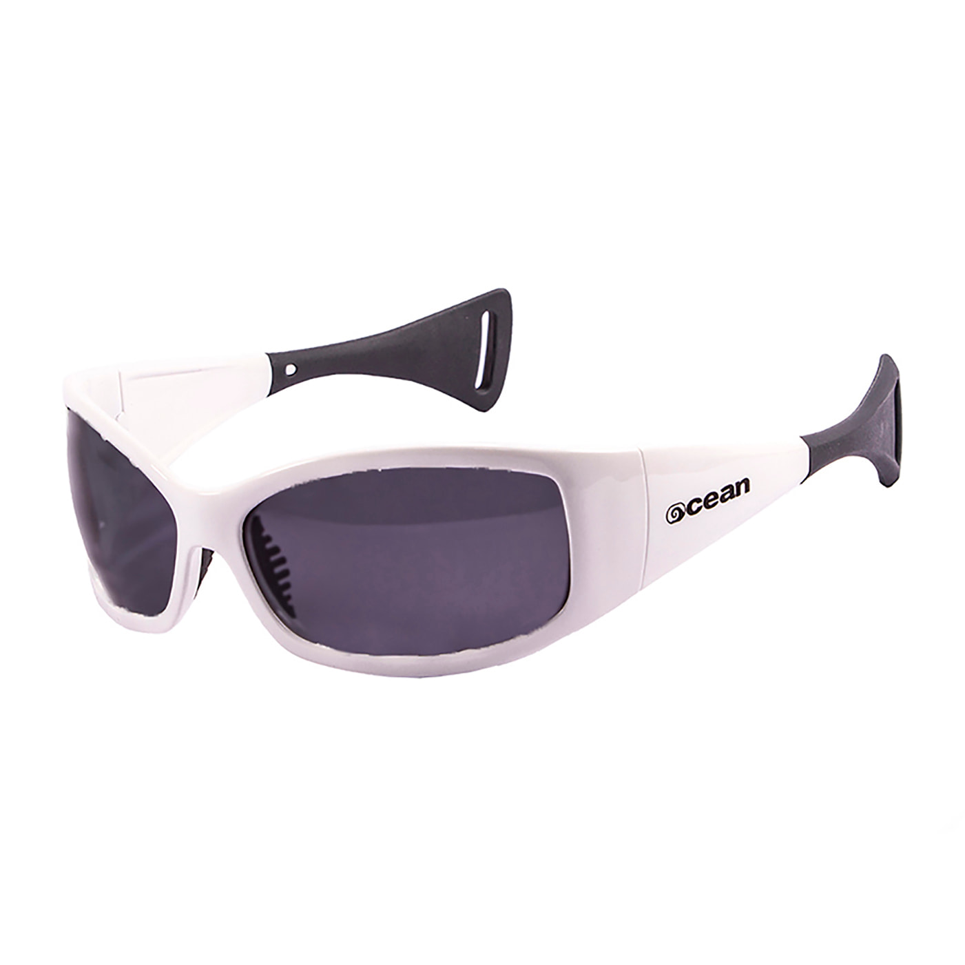 Gafas de deportes acuáticos OCEAN MENTAWAY - Blanco brillante / Ahumada