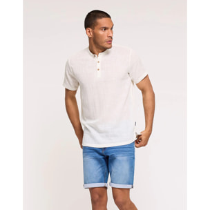 Camiseta Manga Corta Blanco - Frankie