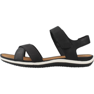 Sandalias Mujer de la marca GEOX  modelo D SANDAL VEGA NEGRO