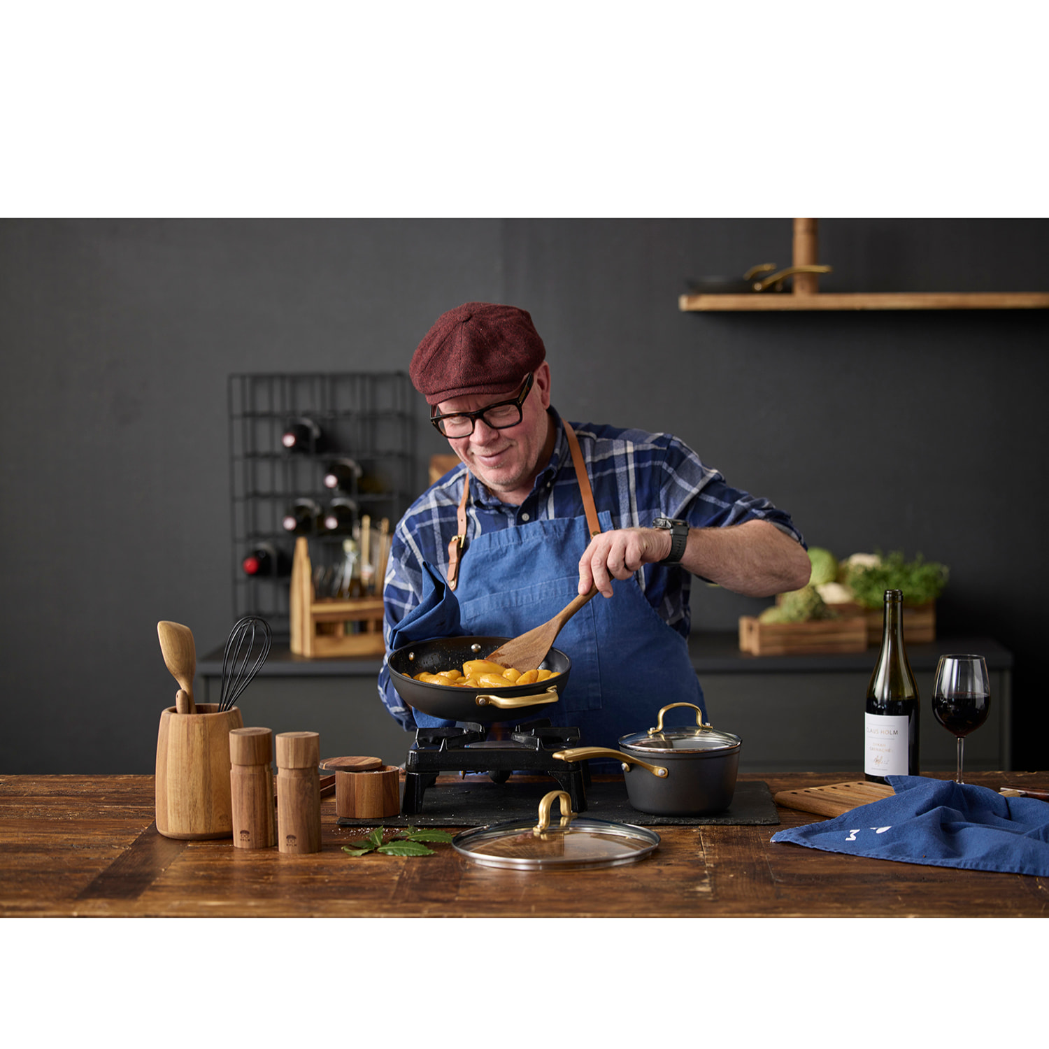 Casserole av couvercle verre Brasserie