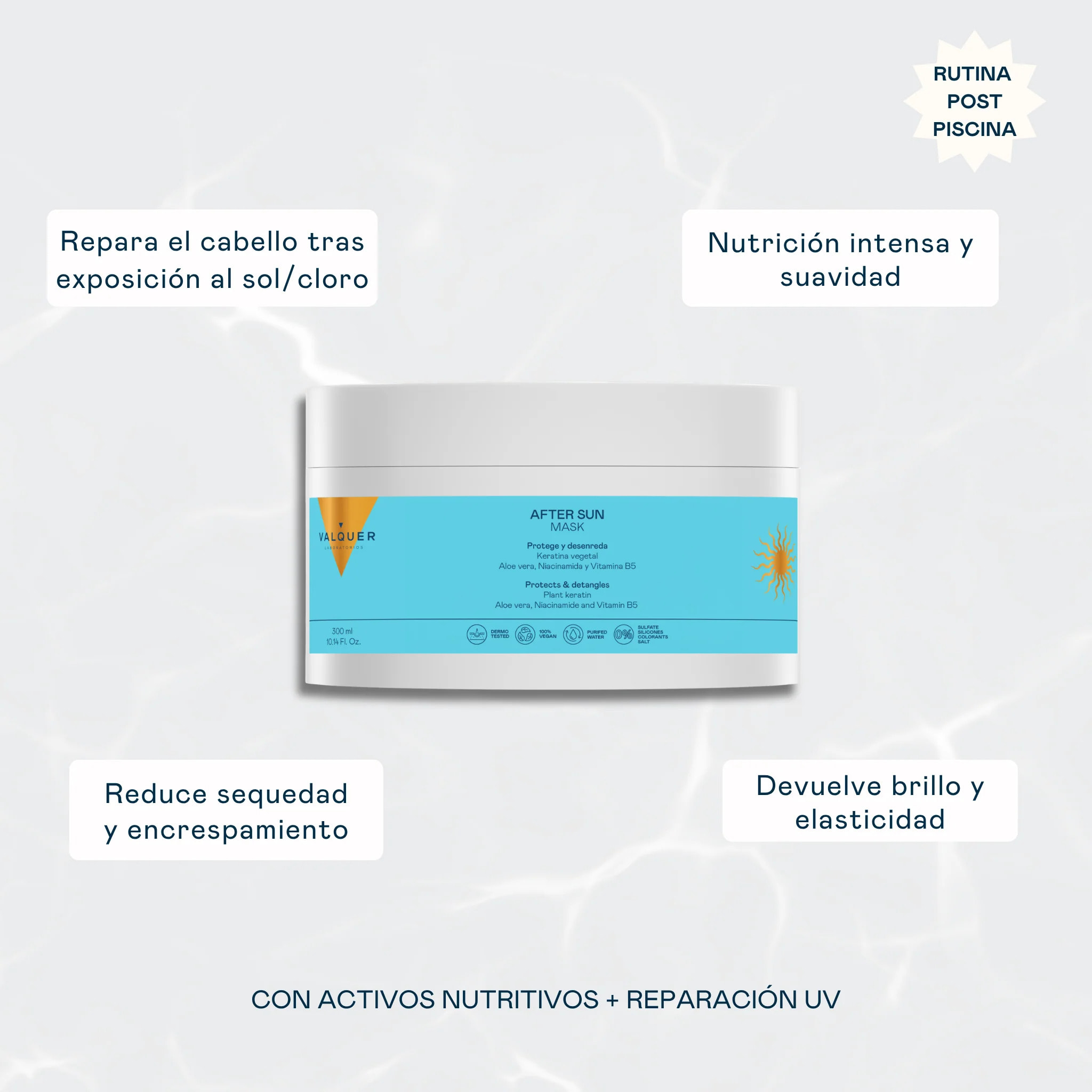 Mascarilla After Sun Reparadora – Nutrición y Protección Después del Sol - 300 ml