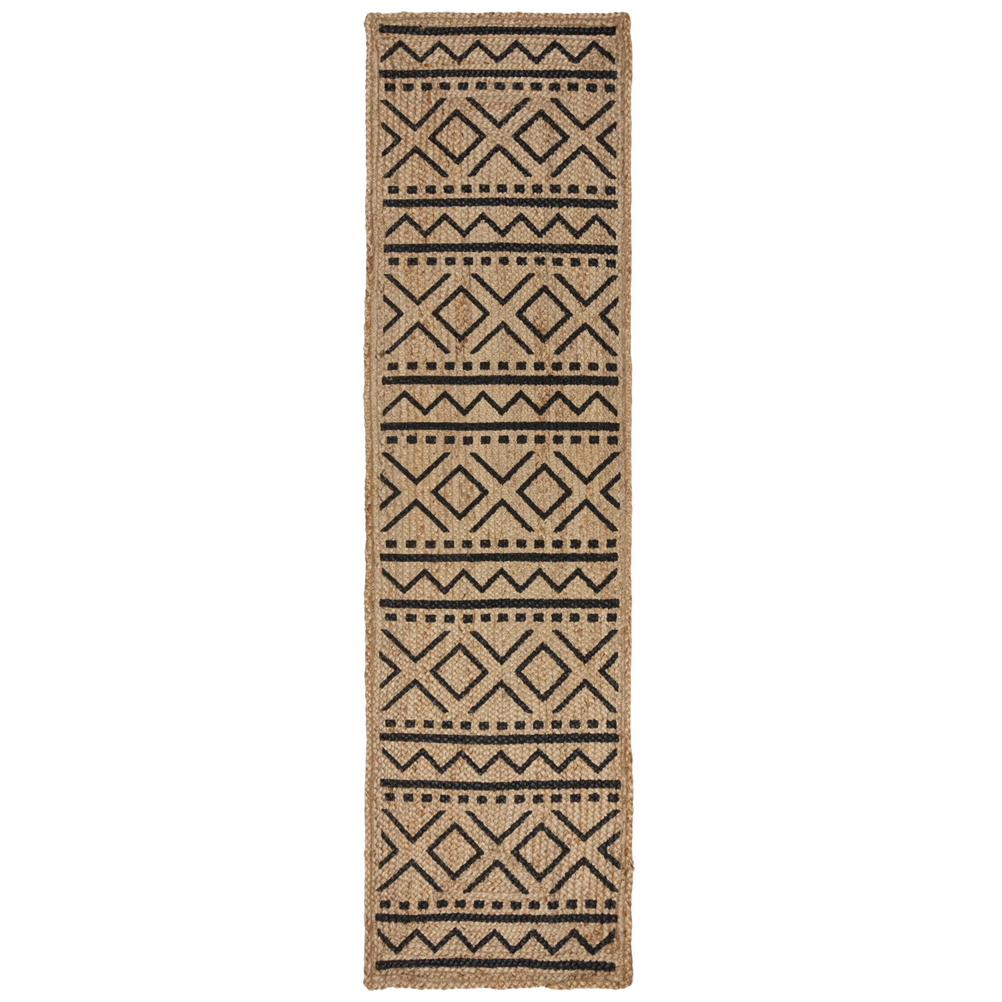 Tapis en jute de couloir LUIS