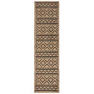 Tapis en jute de couloir LUIS