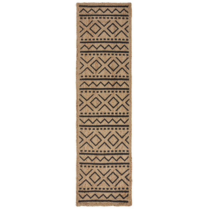 Tapis en jute de couloir LUIS