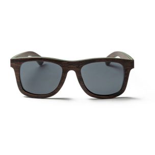 Gafas de sol OCEAN VENICE BEACH - De madera skate marrón con azul