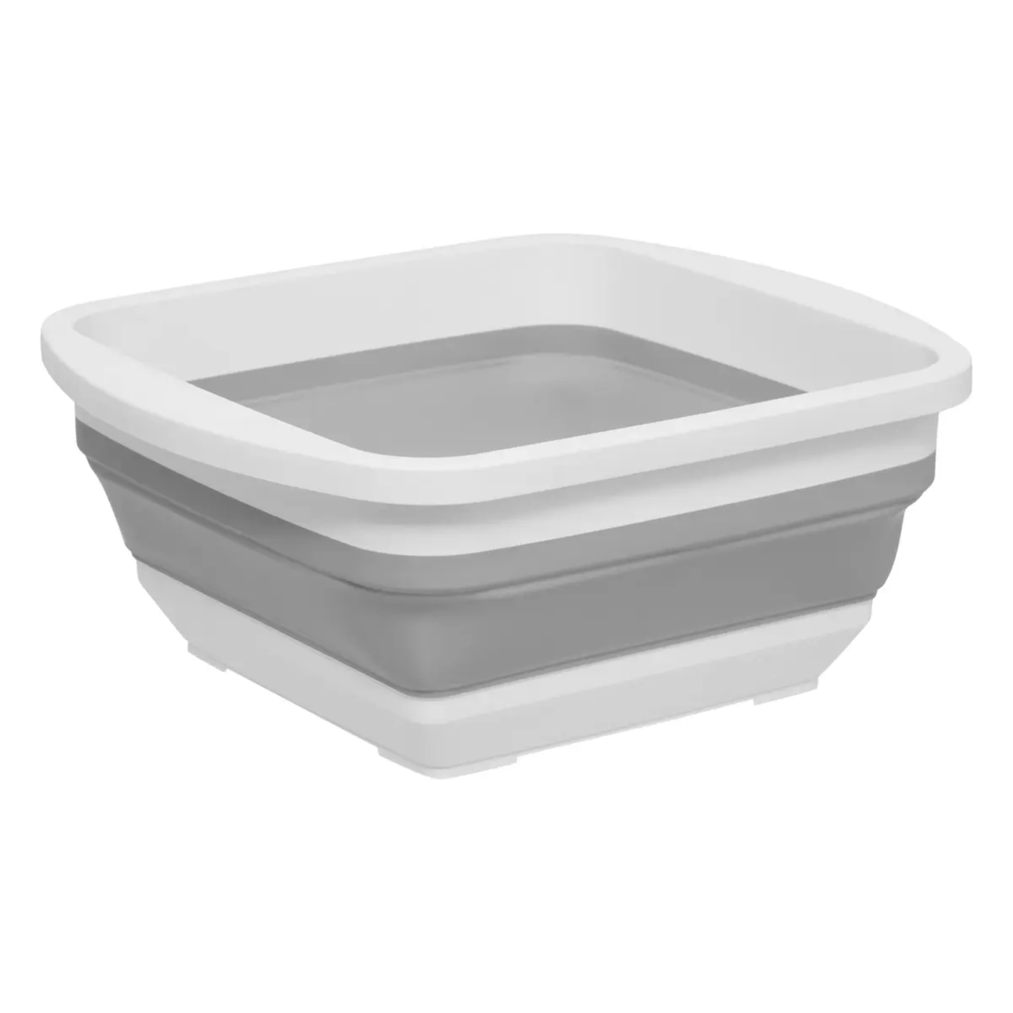 Bassine retractable 8L blanc gris