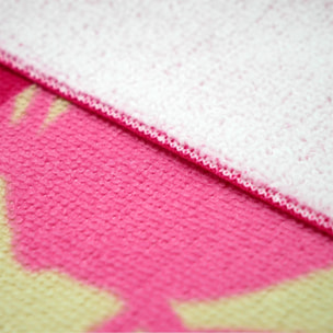 Serviette de plage microfibre Rose 90x170 220g/m² - Tropea