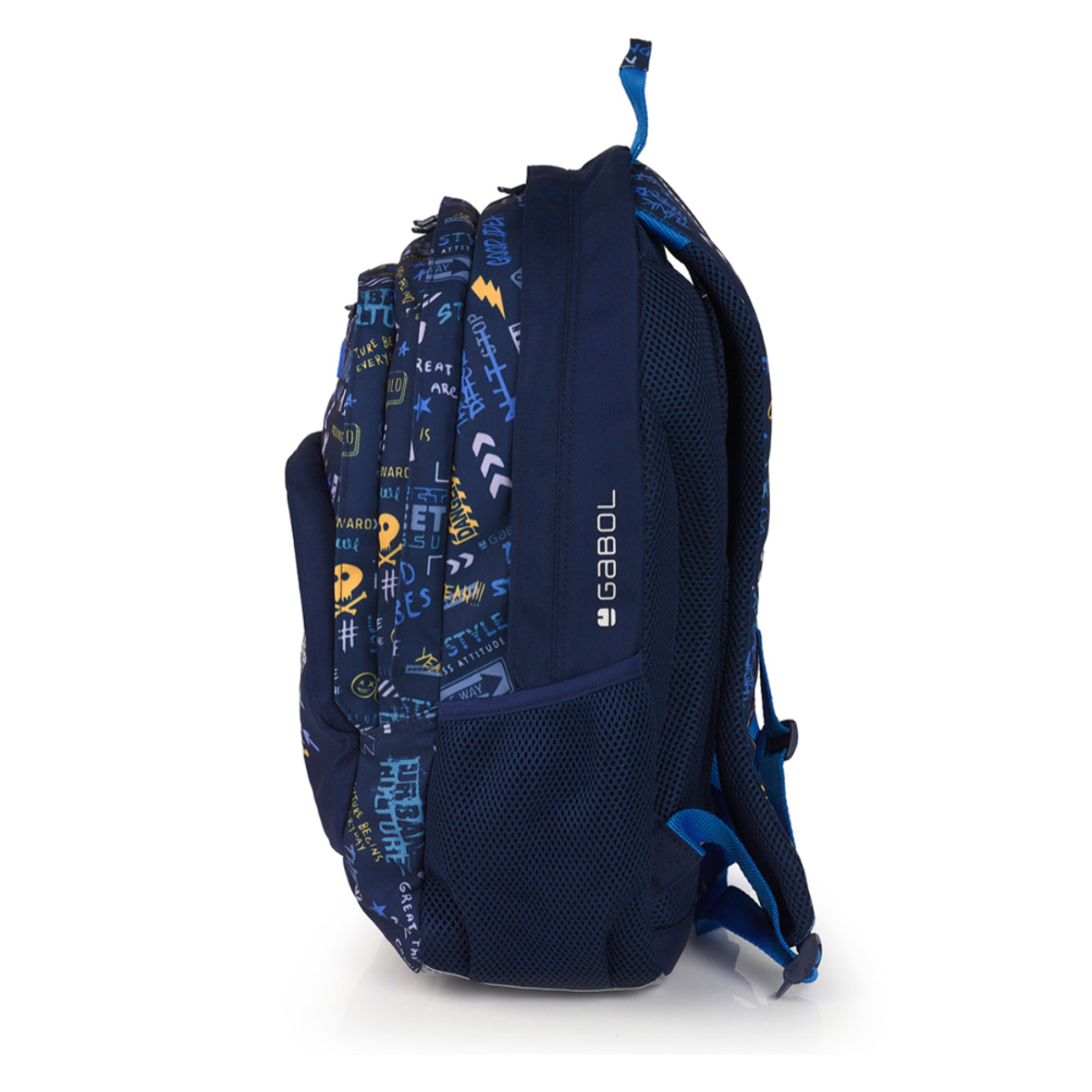 Mochila Gabol SKULL azul e impermeable