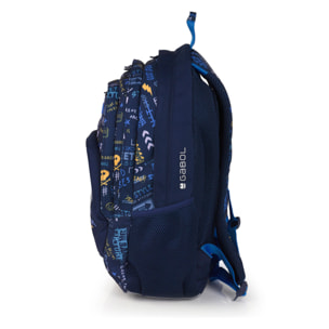 Mochila Gabol SKULL azul e impermeable
