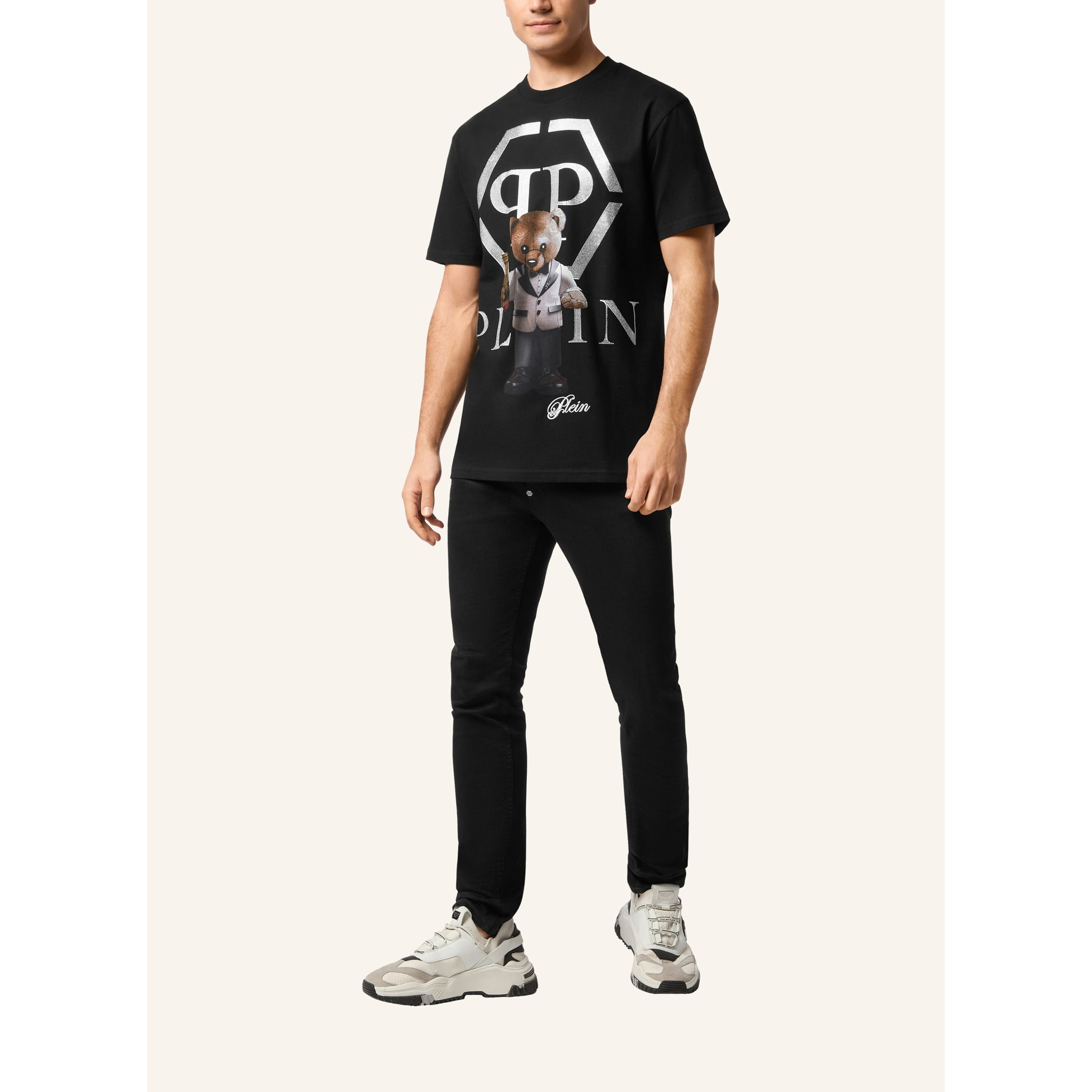 PHILIPP PLEIN T-Shirt Round Neck Ss TEDDY