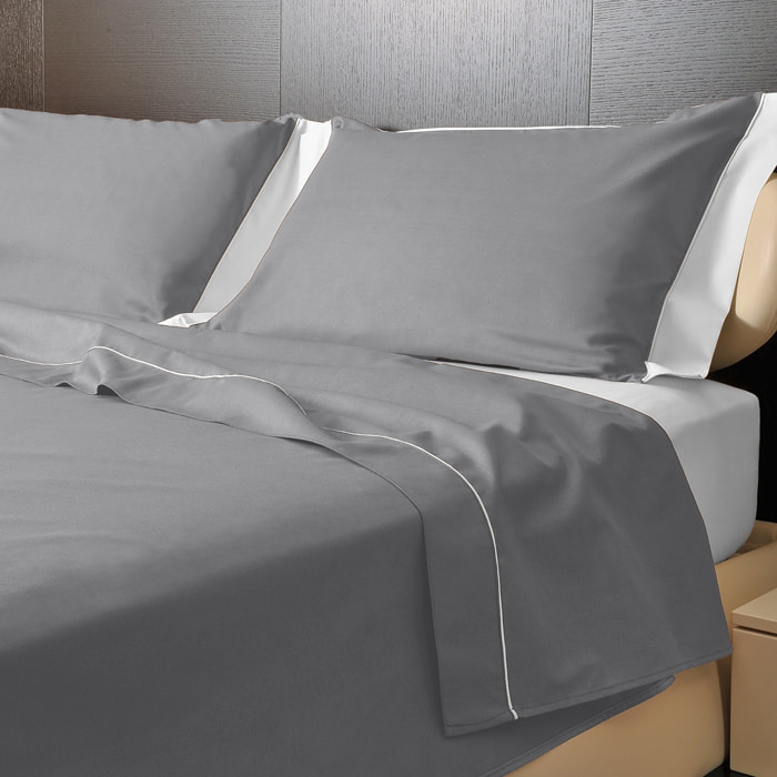 Completo letto Double-Color IPERSAN Grigio/Bianco