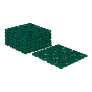 Caillebotis vert - Lot de 5