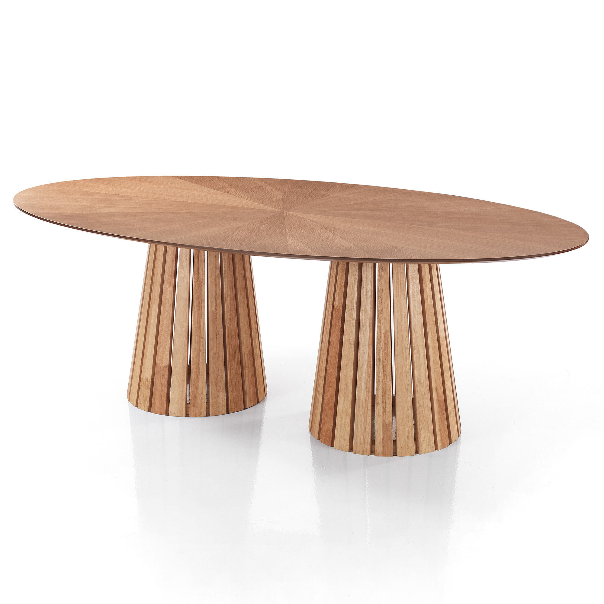 ORESTELUCHETTA Tavolo ovale MALTA WOOD