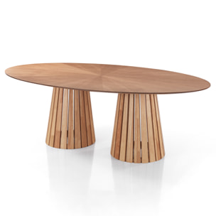 ORESTELUCHETTA Tavolo ovale MALTA WOOD