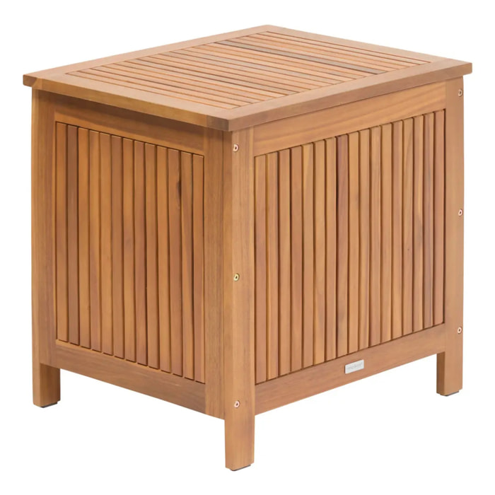 Coffre de rangement 100L beige acacia