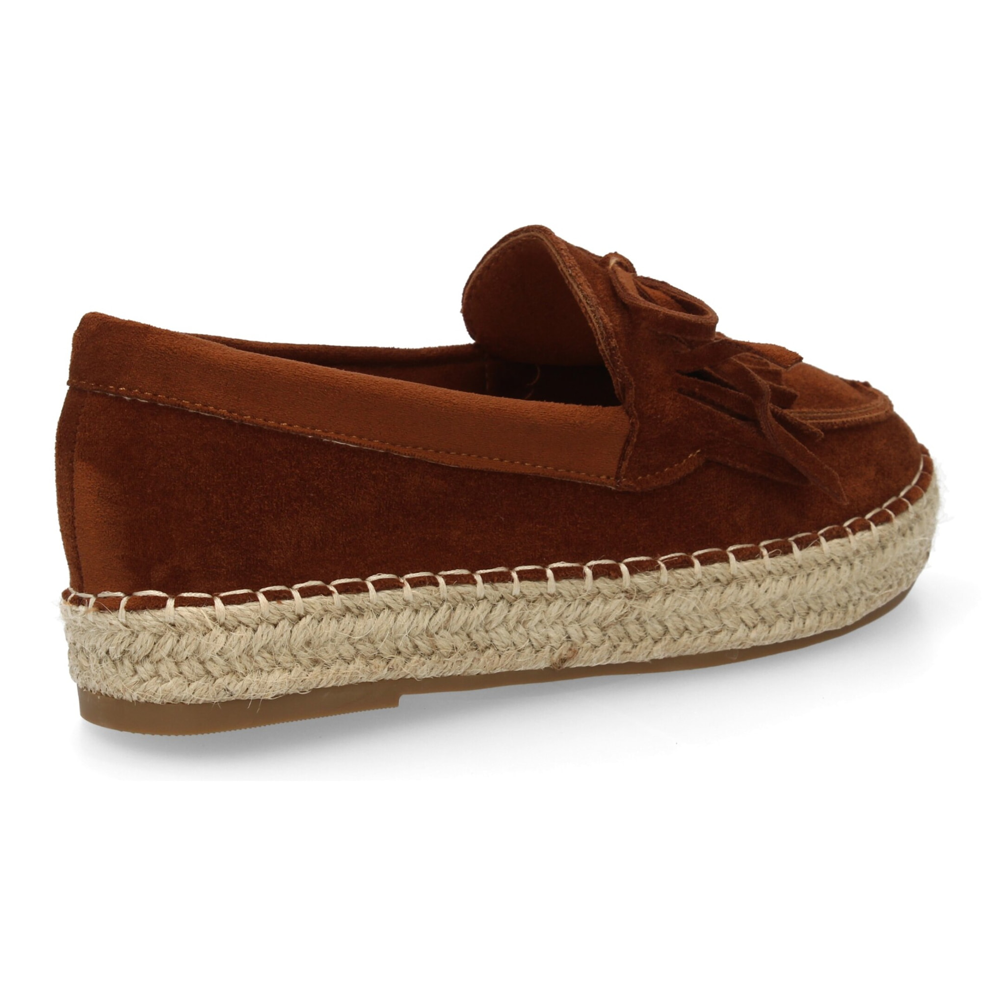 Alpargata mujer flecos suela de esparto
