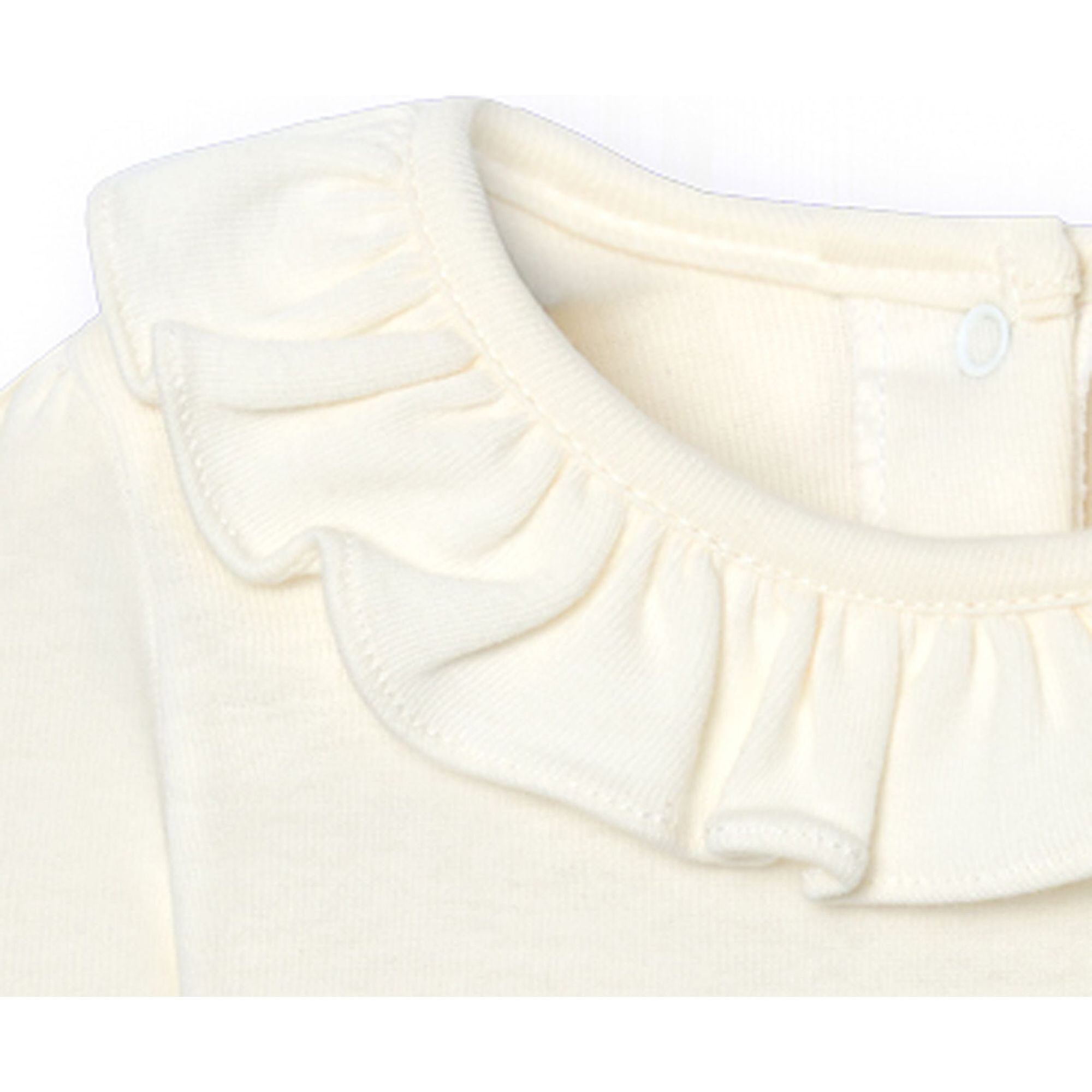 Body bebé manga corta cuello volante