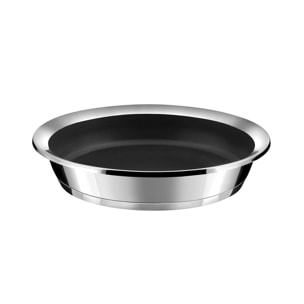 Ycône - Poêle 24cm inox revêtement Greblon C3