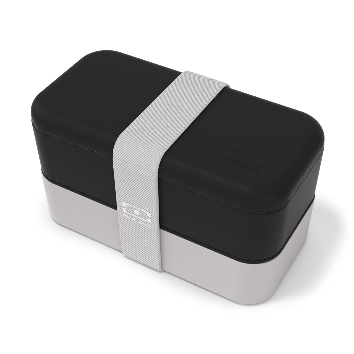 Lunch box 2 compartiments Original 1L Made in France Noir Coton