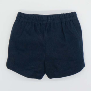 BERMUDA AZUL MARINO CON BOLSILLO VICHY