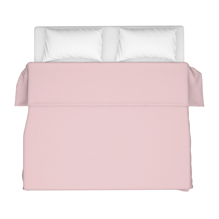 LENZUOLO SOPRA LETTO PIAZZA E MEZZA ROSA 100% COTONE