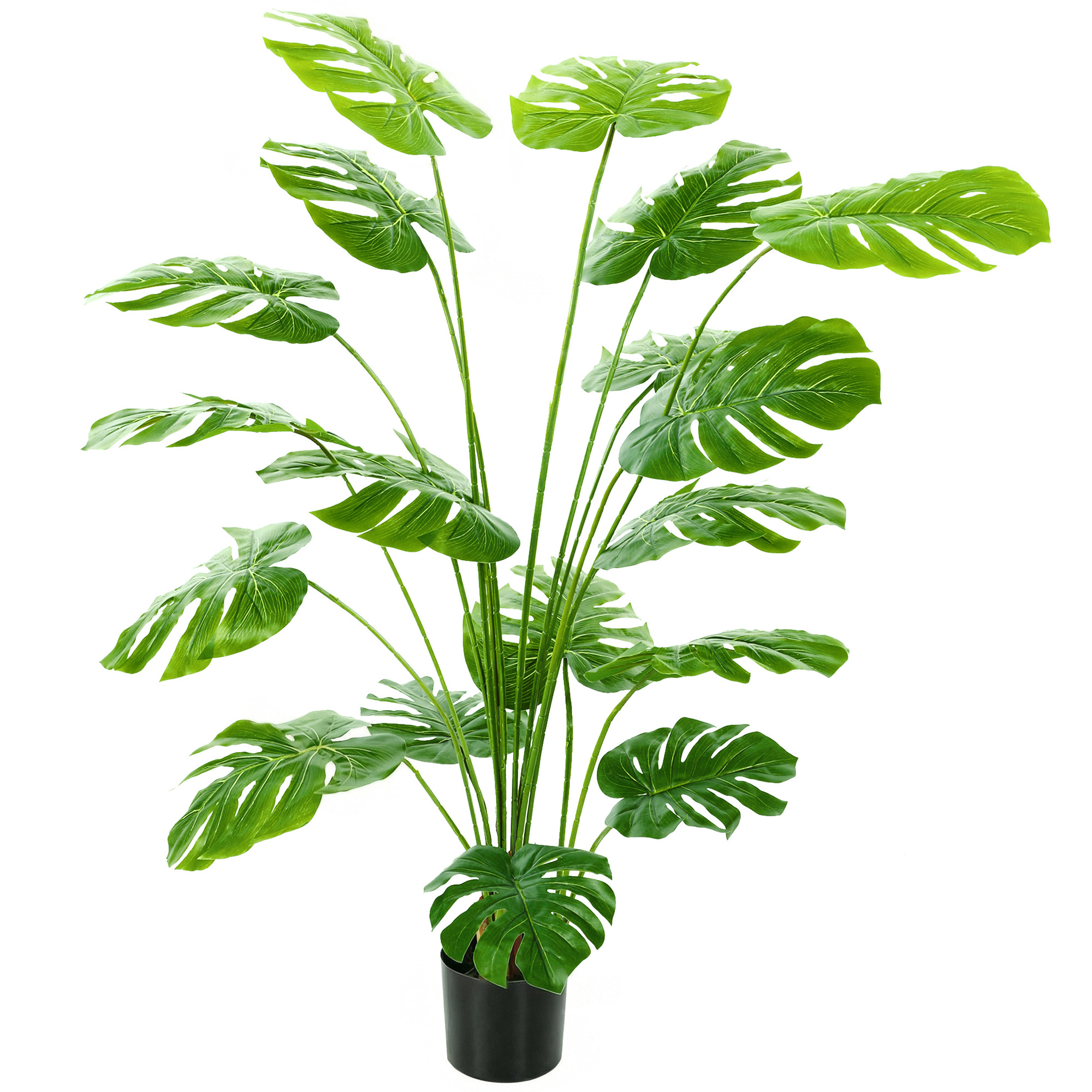 Plante artificielle Monstera H.1,5 m feuilles de tortue grand réalisme