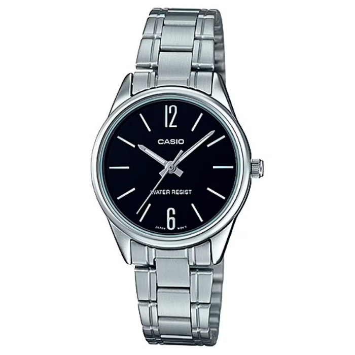Reloj Casio LTP-V005D-1B Unisex Analogico Cuarzo con Correa de Acero inoxidable