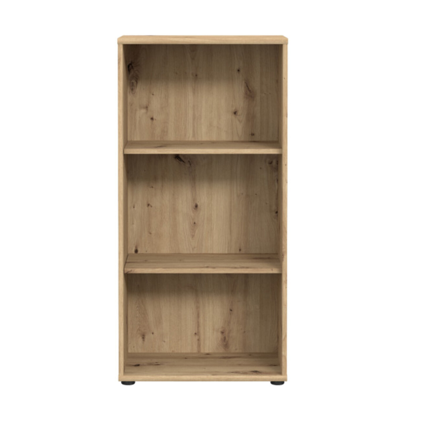 Étagère H. 111 x L. 54 cm décor chêne artisan avec 2 étagères - MIA