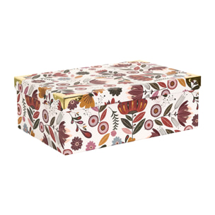 Lot de 6 Boîtes de Rangement - HOME DECO FACTORY - Pratiques - Chic - Multicolore