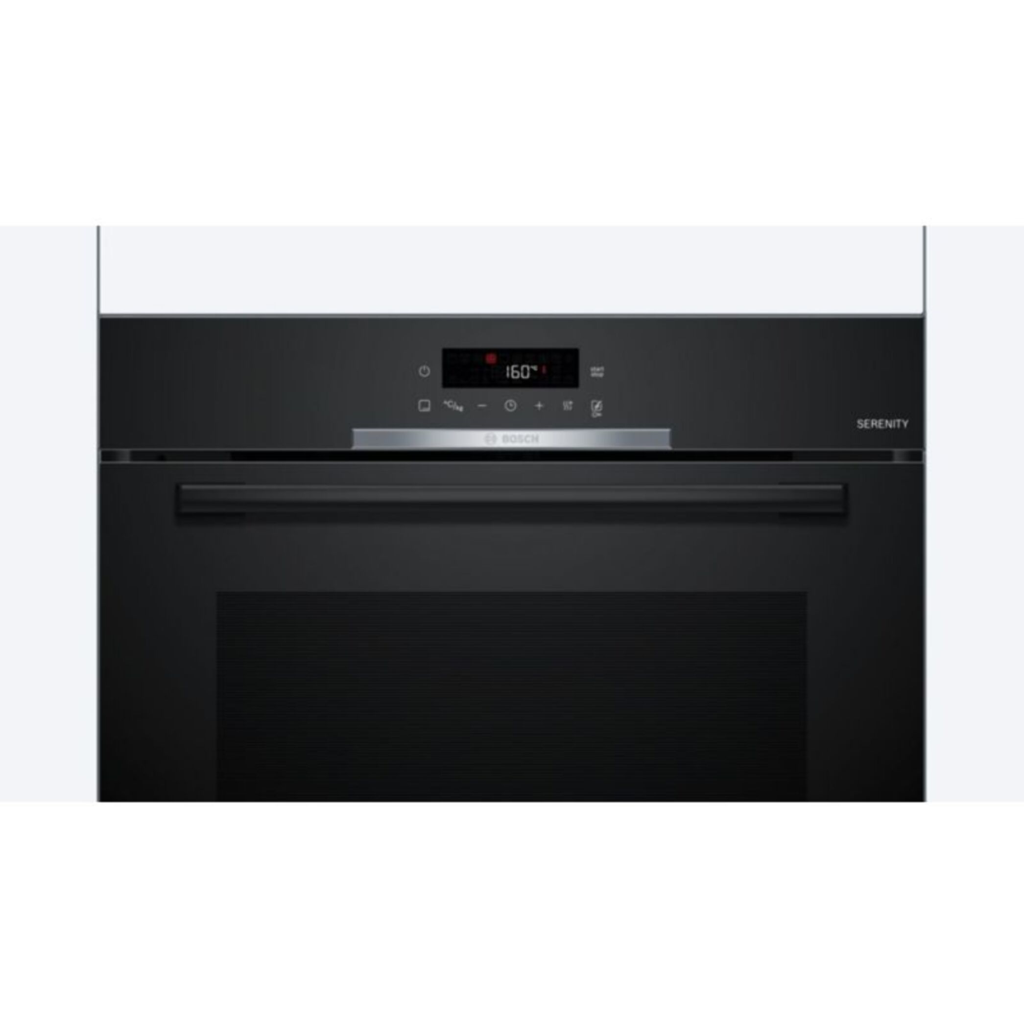 Four encastrable BOSCH HBA372BB4 - Chaleur pulsée - Hydrolyse - Pyrolyse - Porte froide - Mode Friture Sans Huile Air Fry