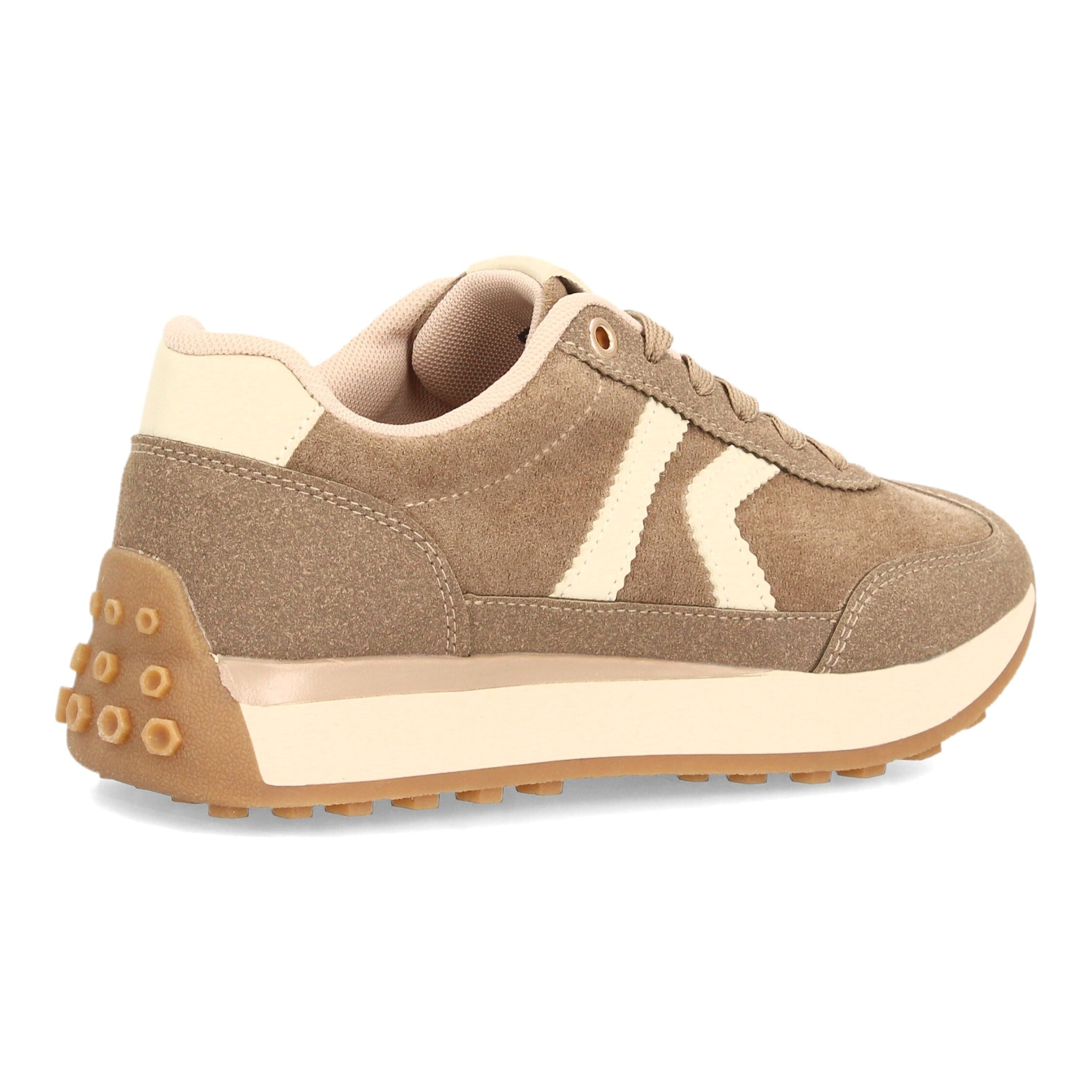 Zapatillas casual retro con cordones para mujer
