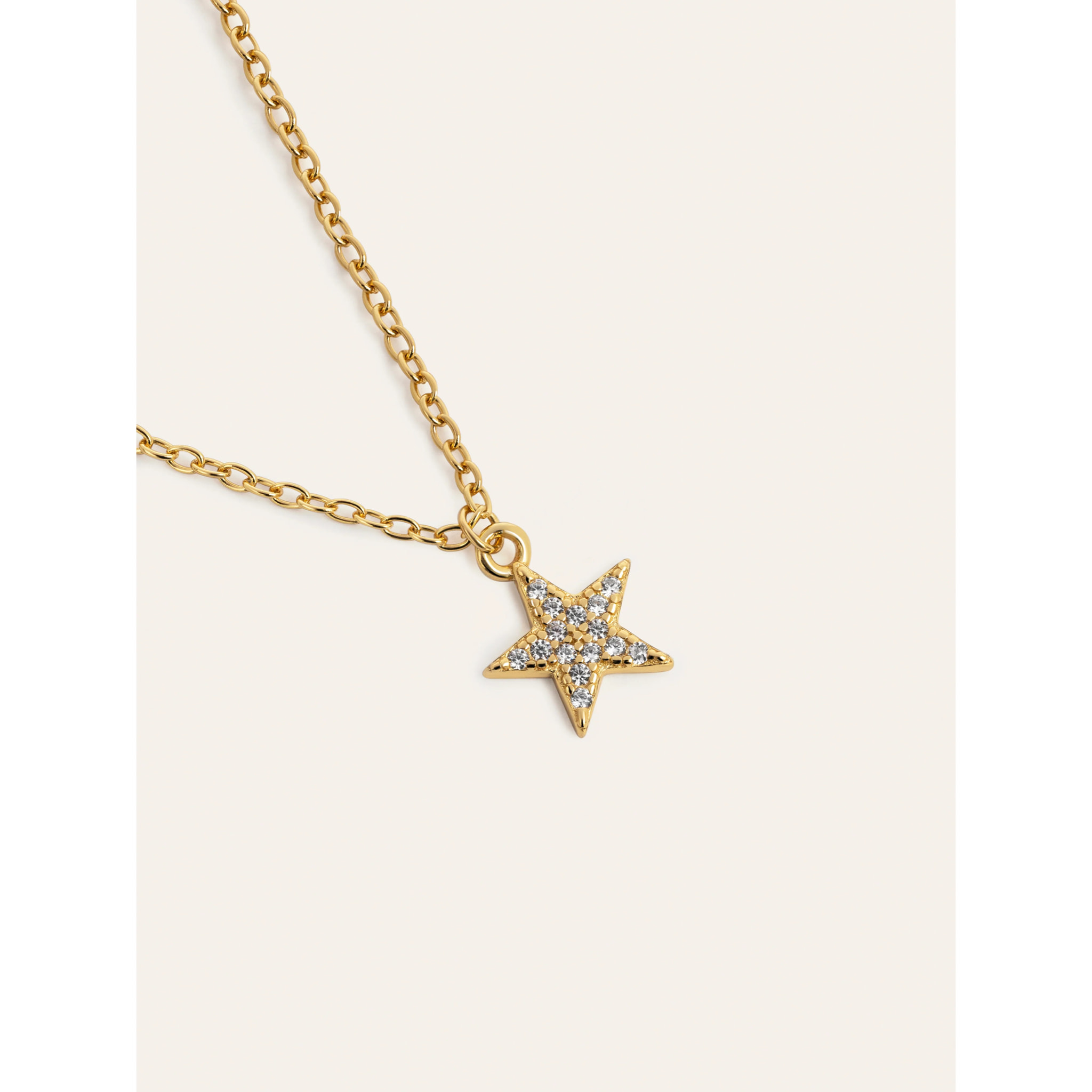 Collana Lyra Star Argento Placcato Oro
