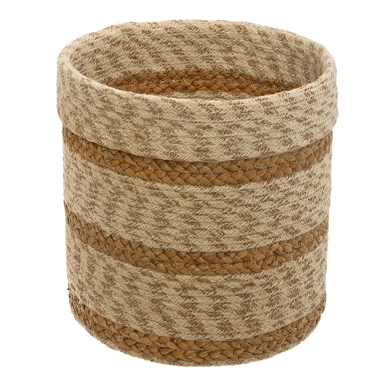 Set de 4 paniers "Emmett" en jute D19/23/26/29cm
