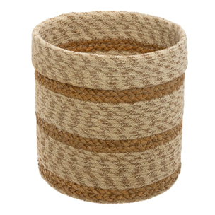Set de 4 paniers "Emmett" en jute D19/23/26/29cm