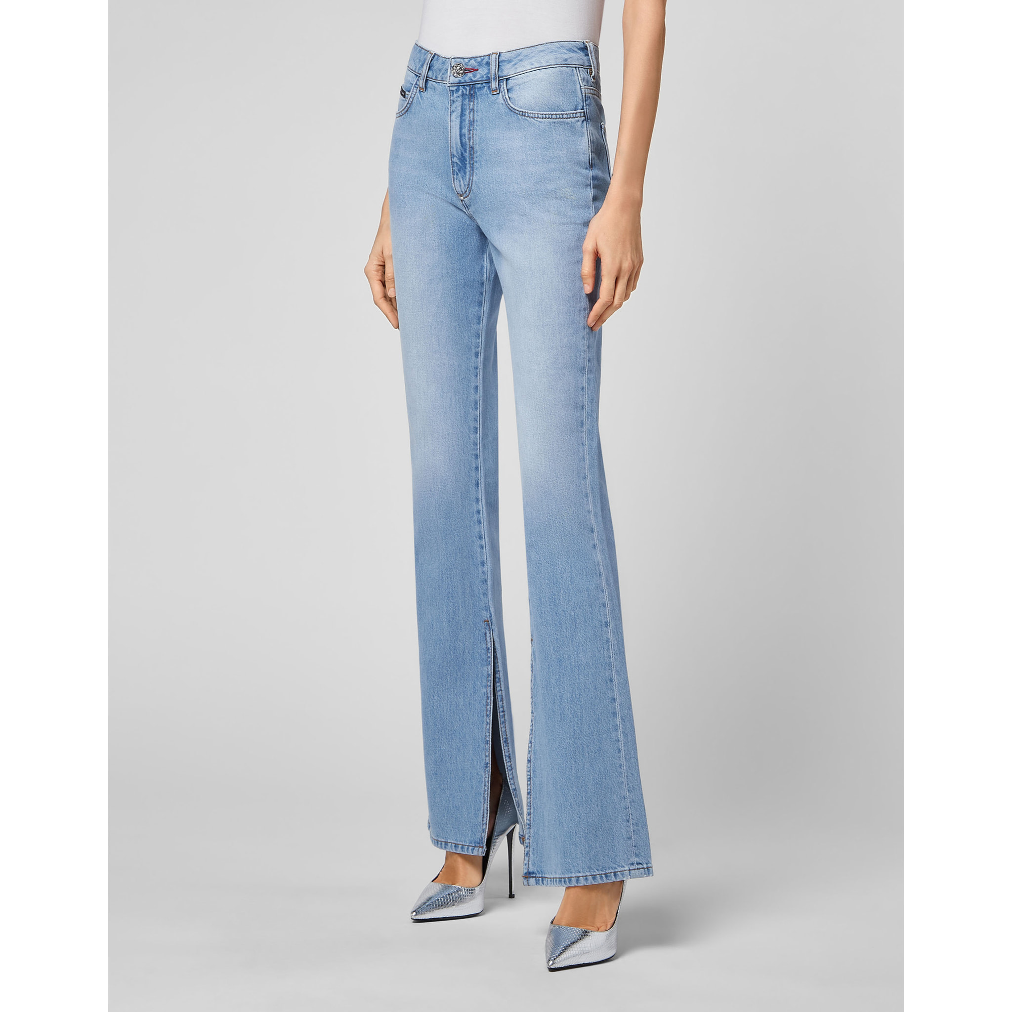 PHILIPP PLEIN Jeans Flare Fit ICONIC PLEIN
