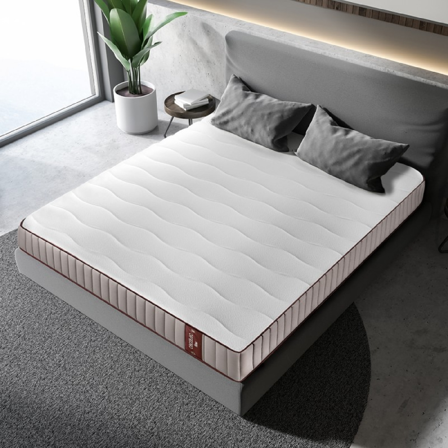 Cecotec Matelas 6900Hybrid 200x200 Multi-couche, Springcore et Viscoélastique Vi