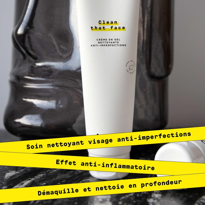 CLEAN THAT FACE - 150ML Crème en gel nettoyante anti-imperfections