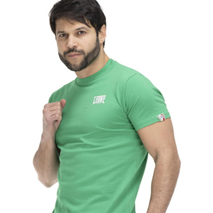 T-shirt in cotone da uomo a maniche corte Leone Basic