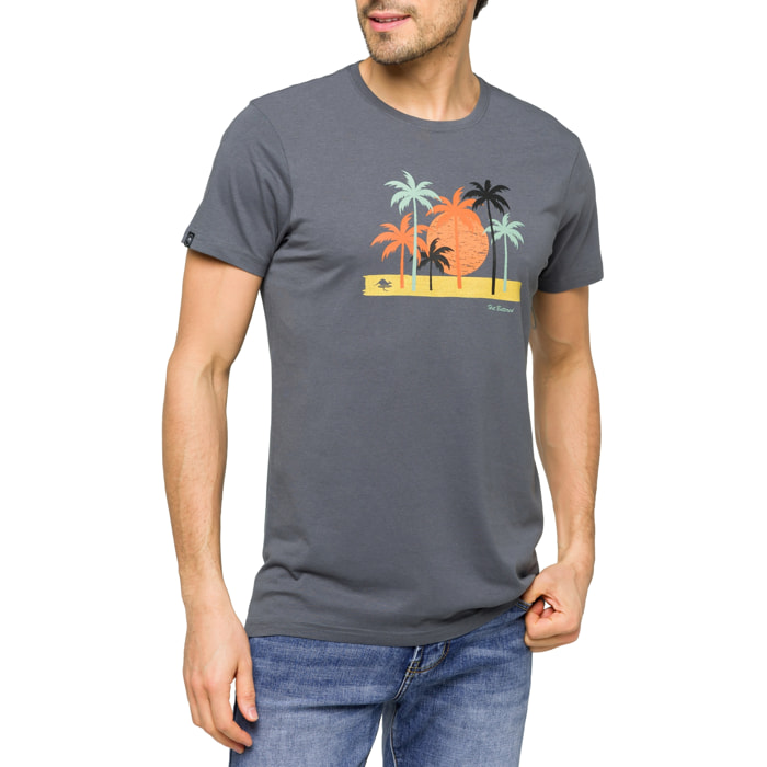 T-shirt in cotone 150 gr Hot Buttered Waigeo Grigio.