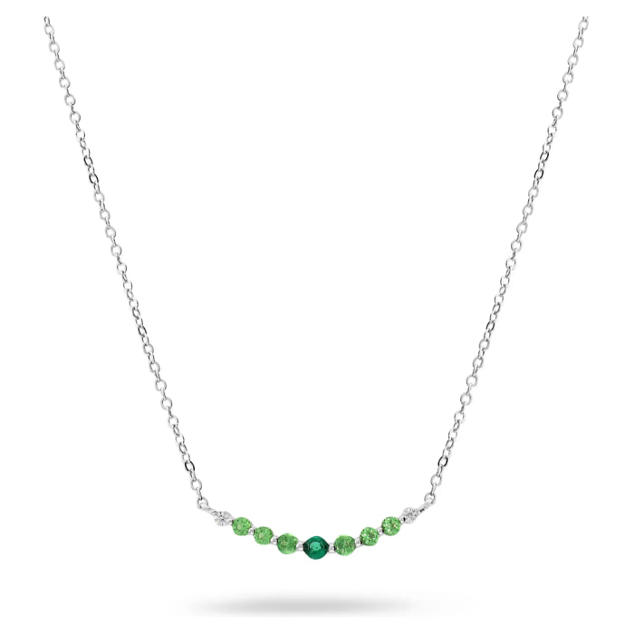 Collana Girocollo in Argento 925 con Cubic Zirconia Rosa